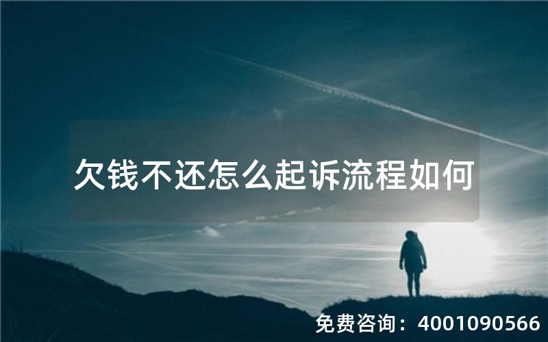 欠钱不还怎么起诉流程如何